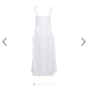 Juliet Dunn White Poplin Ric Rac dress- size 3